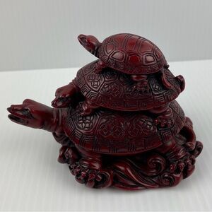 Stacked Tortoise Feng Shui Sculpture